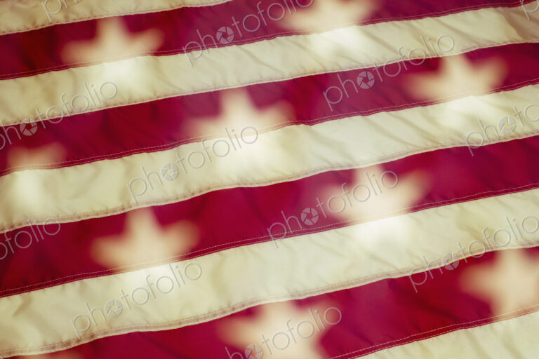 Close up of American flag