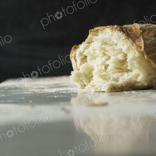 Close up of a freshly baked loaf of bread.