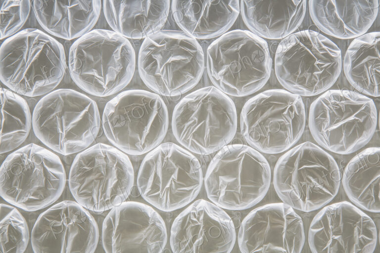 Close up of bubble wrap, used for packaging