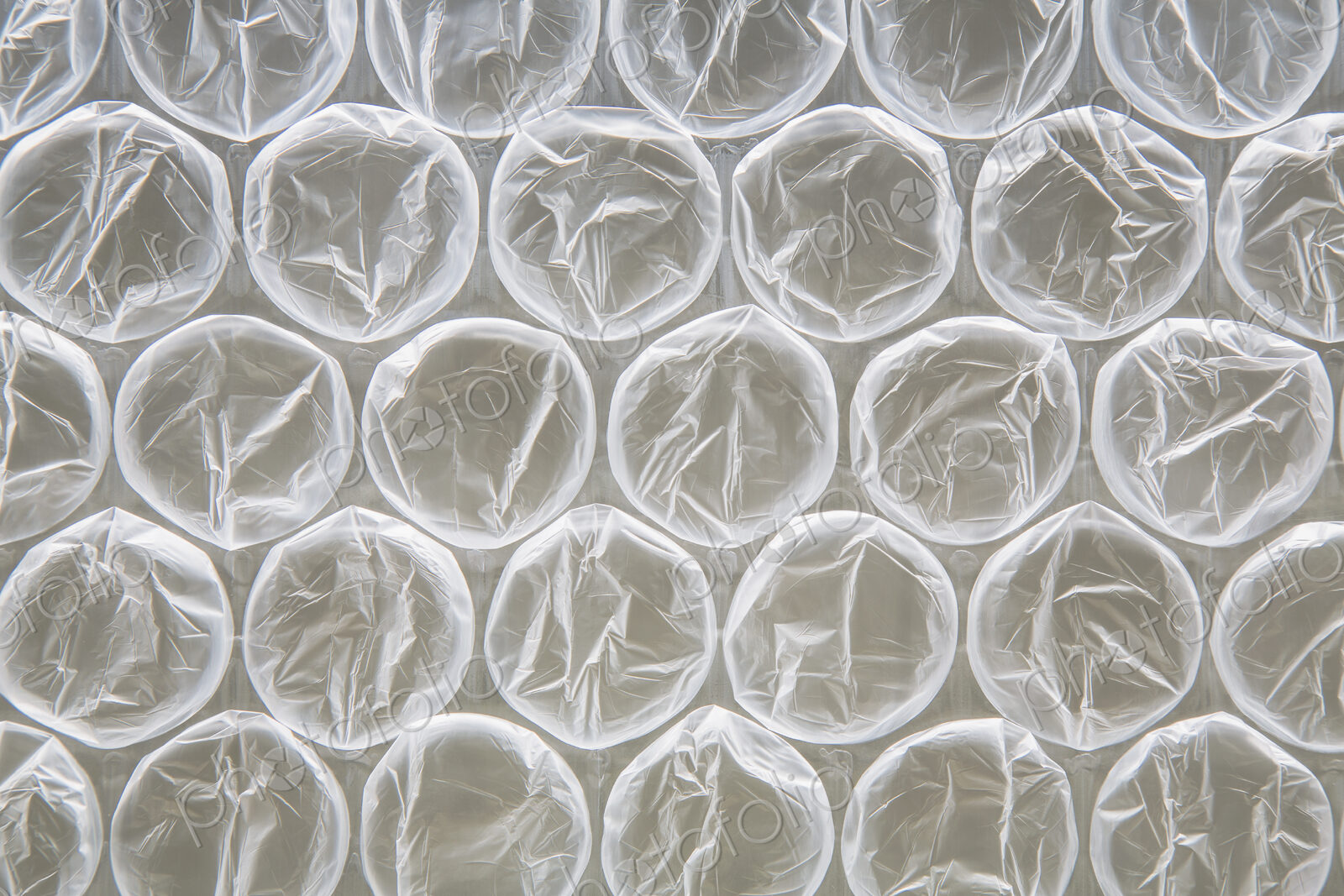 Close up of bubble wrap, used for packaging
