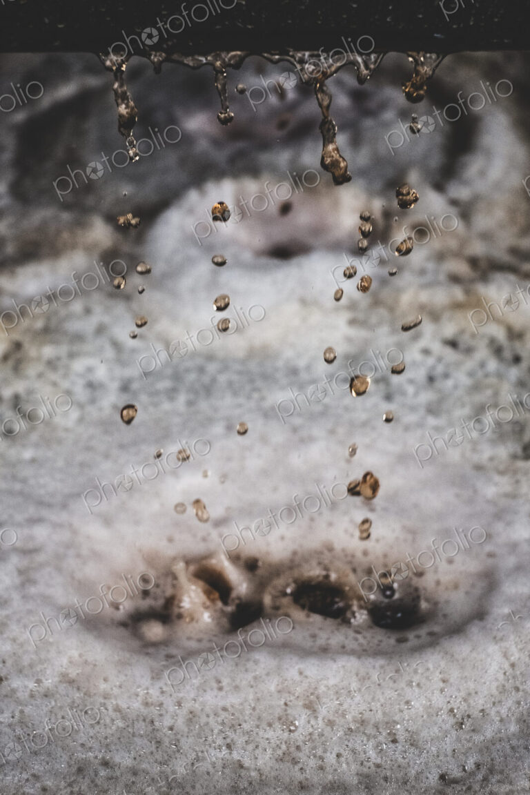 Close up of grape juice in a vat in a winery.