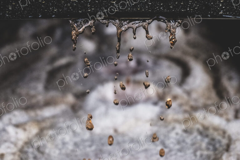 Close up of grape juice in a vat in a winery.