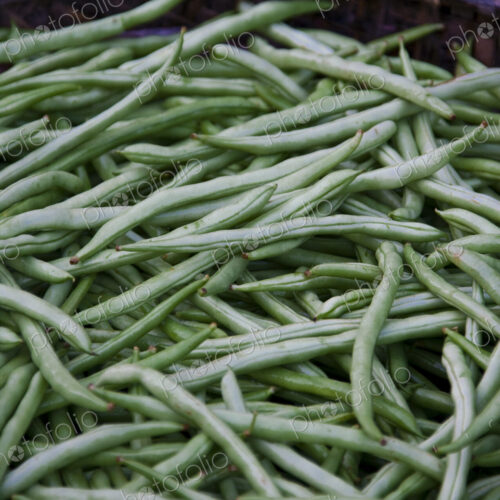 Close up of green beans