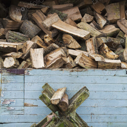 Close up of large stack of firewood at a farm. Close up of large stack of firewood at a farm.