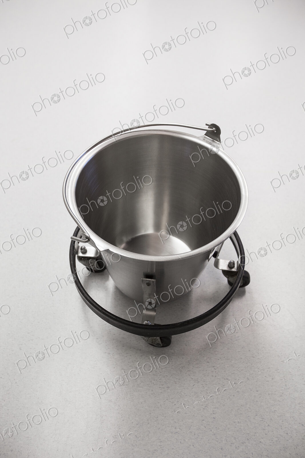 Close up of metal container