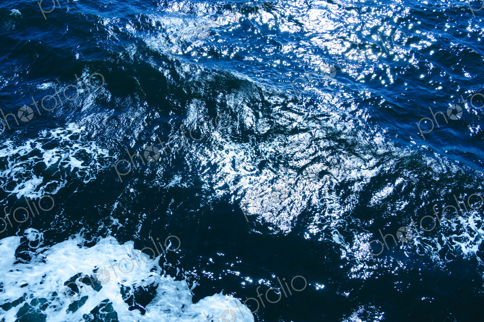 Close-up of ocean waves and swell, Puget Sound, Seattle, WA USA