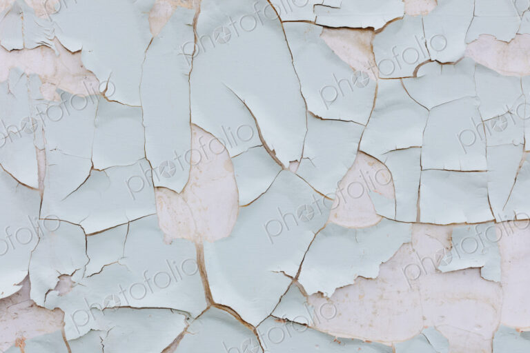 Close up of peeling paint on wall