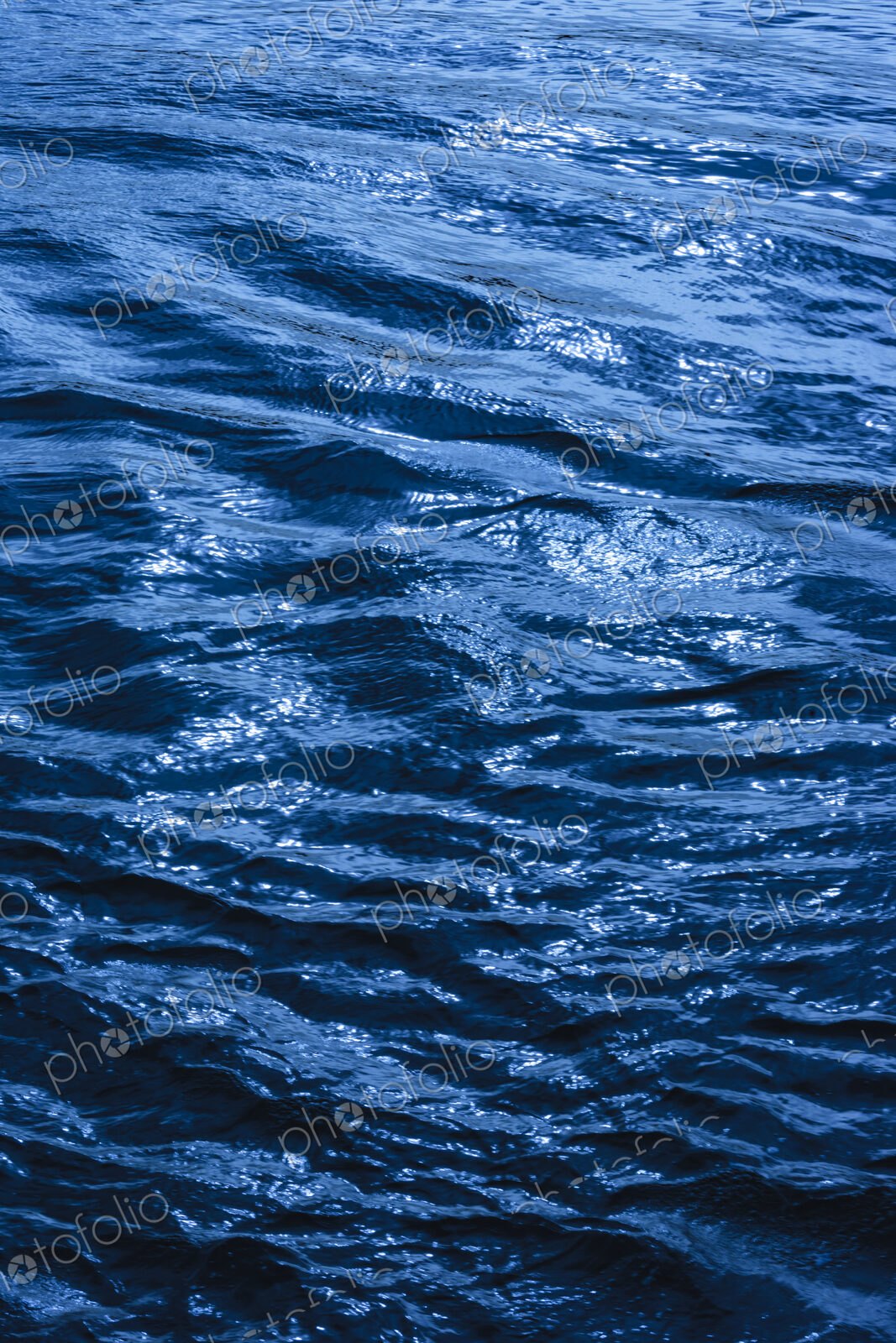 Close-up of the ripples of the water’s surface.