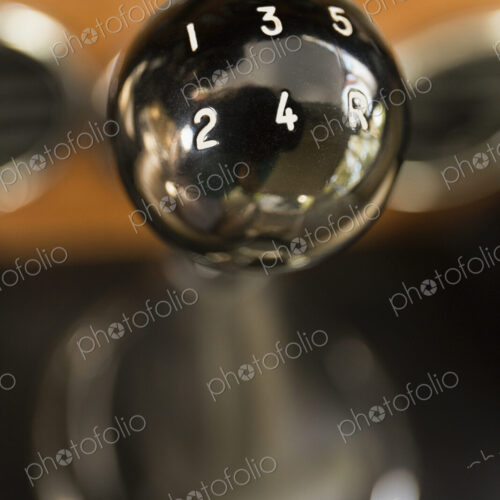 Close up of vintage Ferrari gear shift Close up of vintage Ferrari gear shift