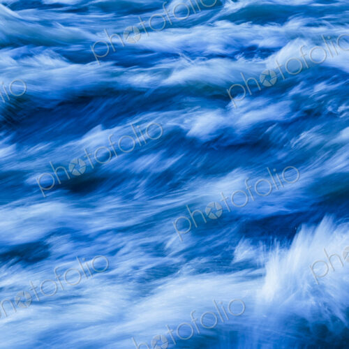 Close-up of whitewater on the Elwha River, Port Angeles, WA USA