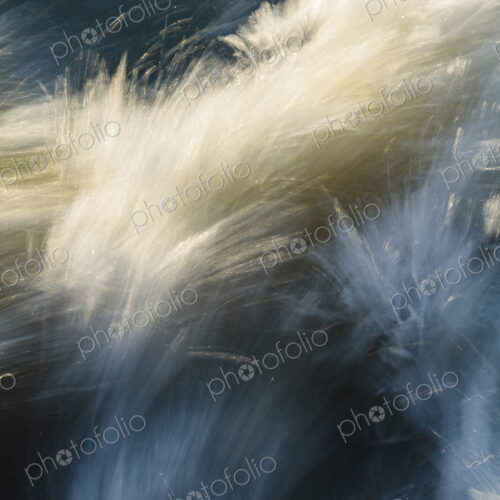 Close-up of whitewater on the Elwha River, Port Angeles, WA USA