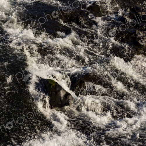 Close-up of whitewater on the Spokane River, Waterfront Park, Spokane