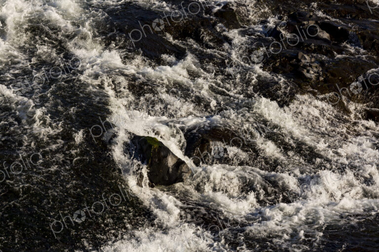 Close-up of whitewater on the Spokane River, Waterfront Park, Spokane