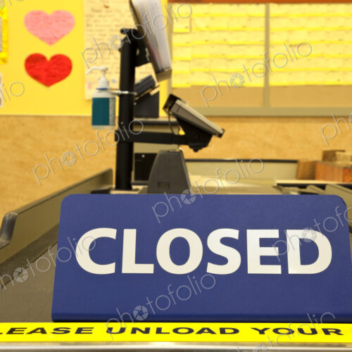 Closed Checkout Aisle Closed Checkout Aisle