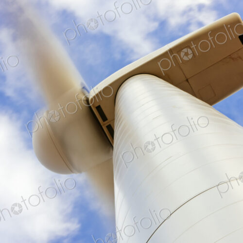 Closeup of a Wind Turbine Closeup of a Wind Turbine