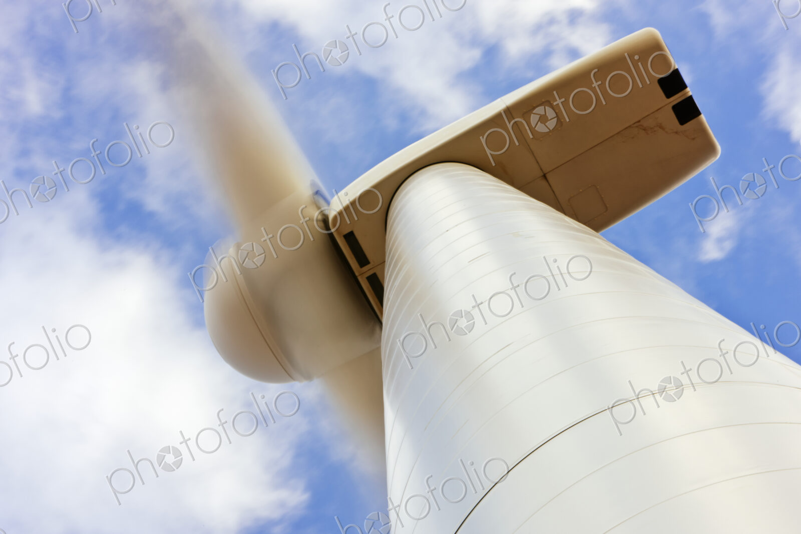 Closeup of a Wind Turbine