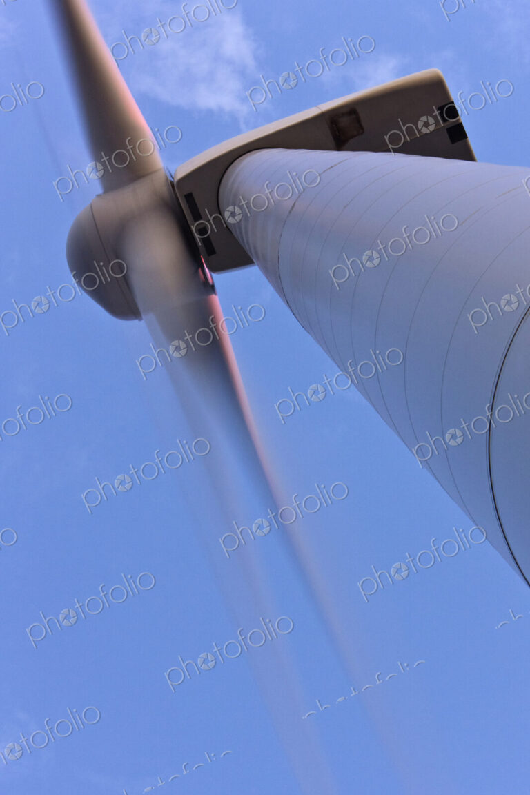 Closeup of a Wind Turbine