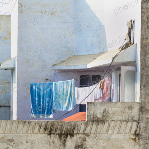 Clothes Hanging Outdoors