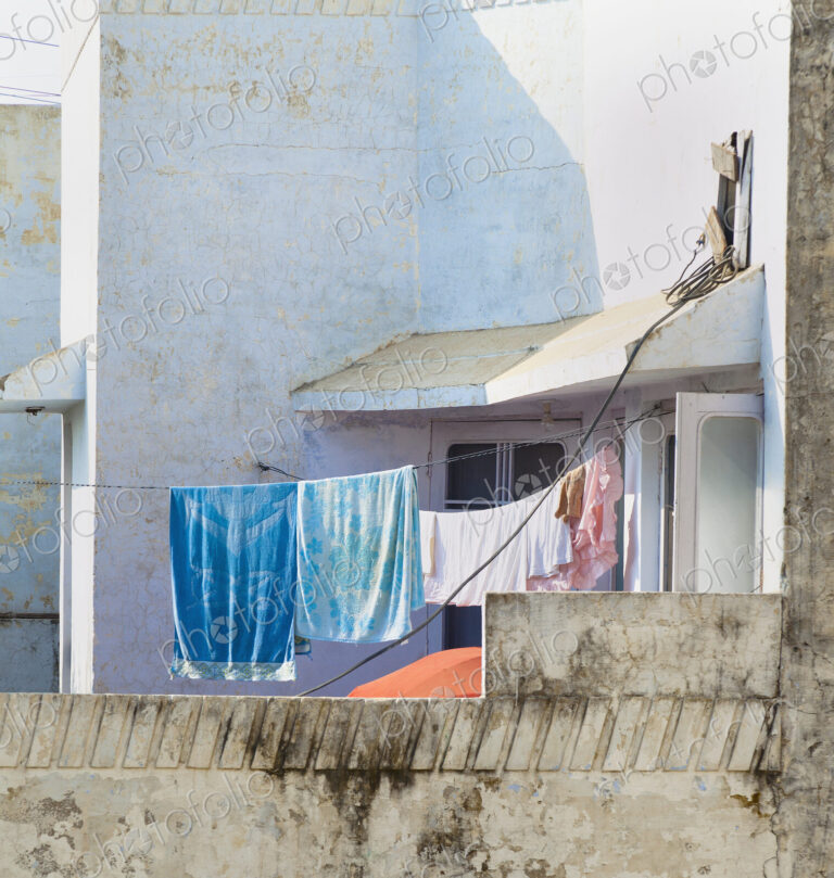 Clothes Hanging Outdoors