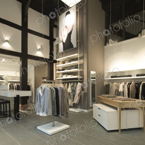 Clothes for sale in modern store Clothes for sale in modern store