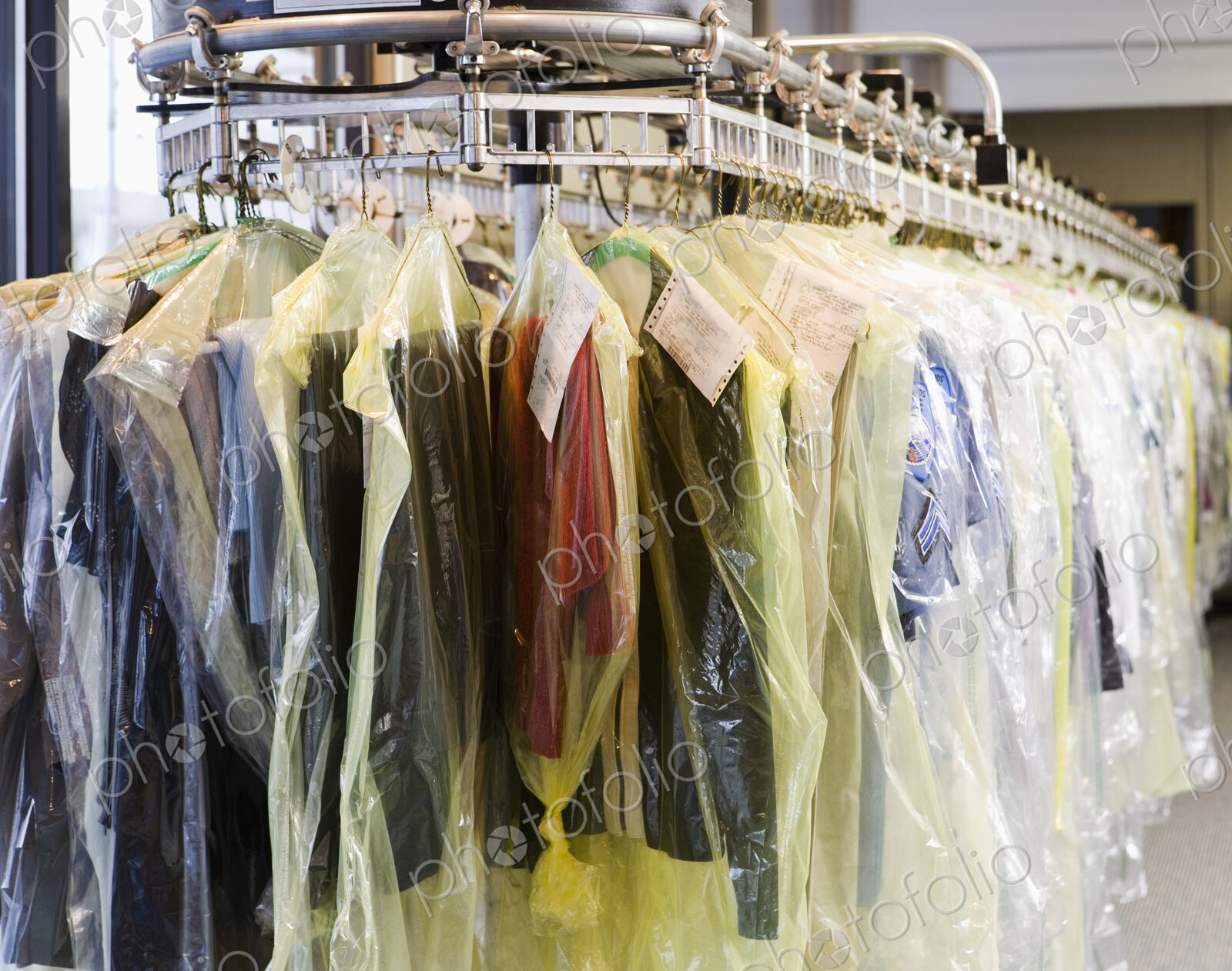 Clothing at Dry Cleaners