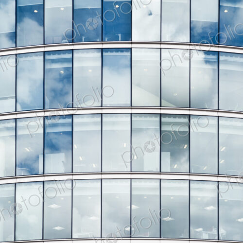 Clouds Reflecting Off an Office Building Clouds Reflecting Off an Office Building