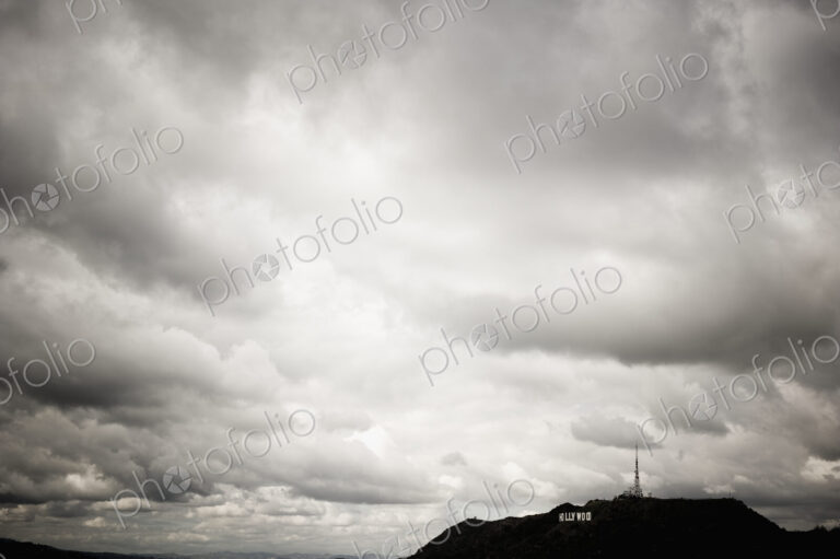 Clouds above landscape.