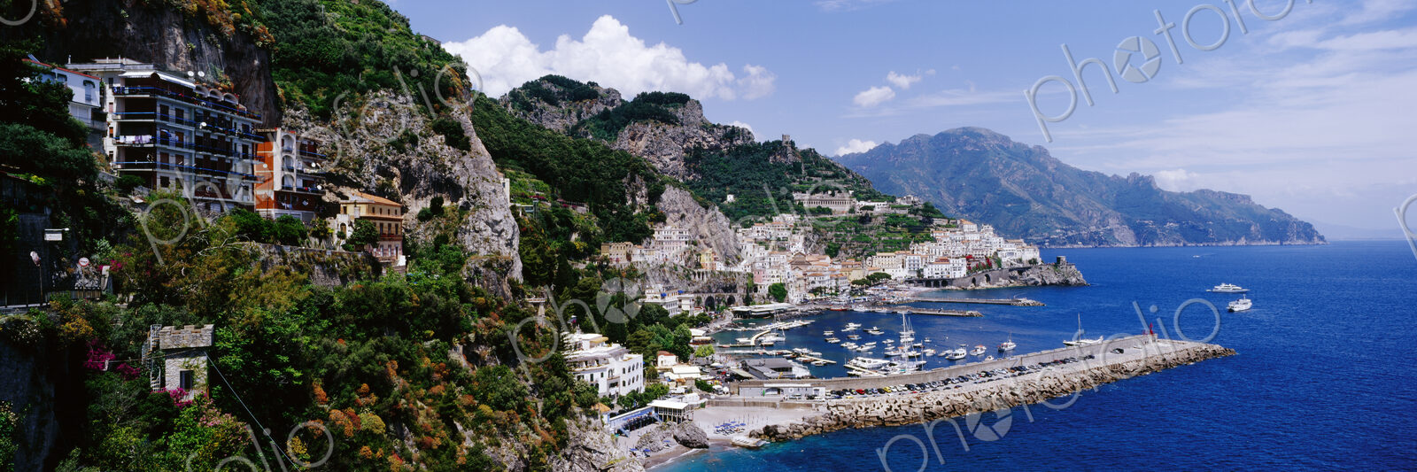 Coastal Town of Amalfi