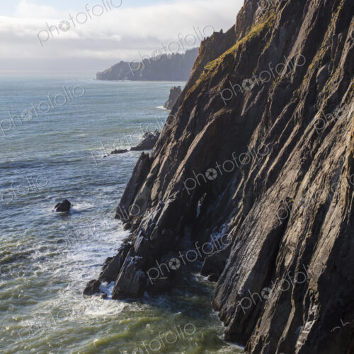 Coastline along the Northern Oregon coast Coastline along the Northern Oregon coast