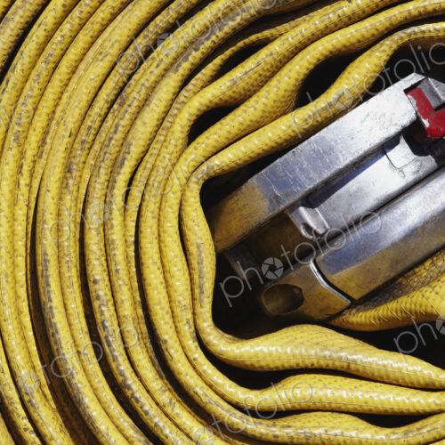 Coiled Fire Hose Coiled Fire Hose