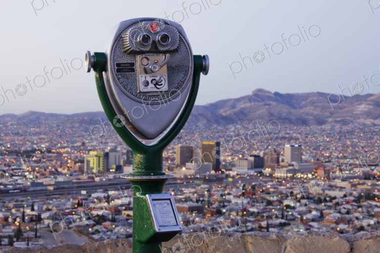 Coin-Operated Binoculars and El Paso Skyline