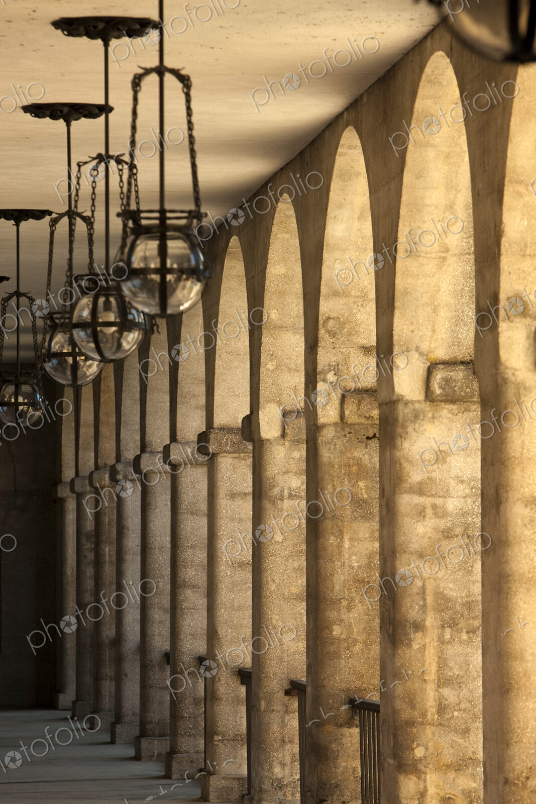 Colonnade at the Lightner Museum built by Henry Flagler in the 1880s as a luxury hotel…