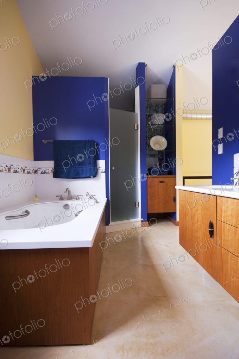 Colorful Bathroom Interior