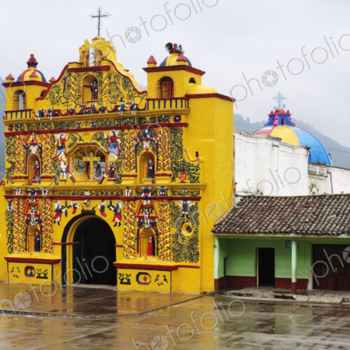 Colorful Church of San Andres Xecul