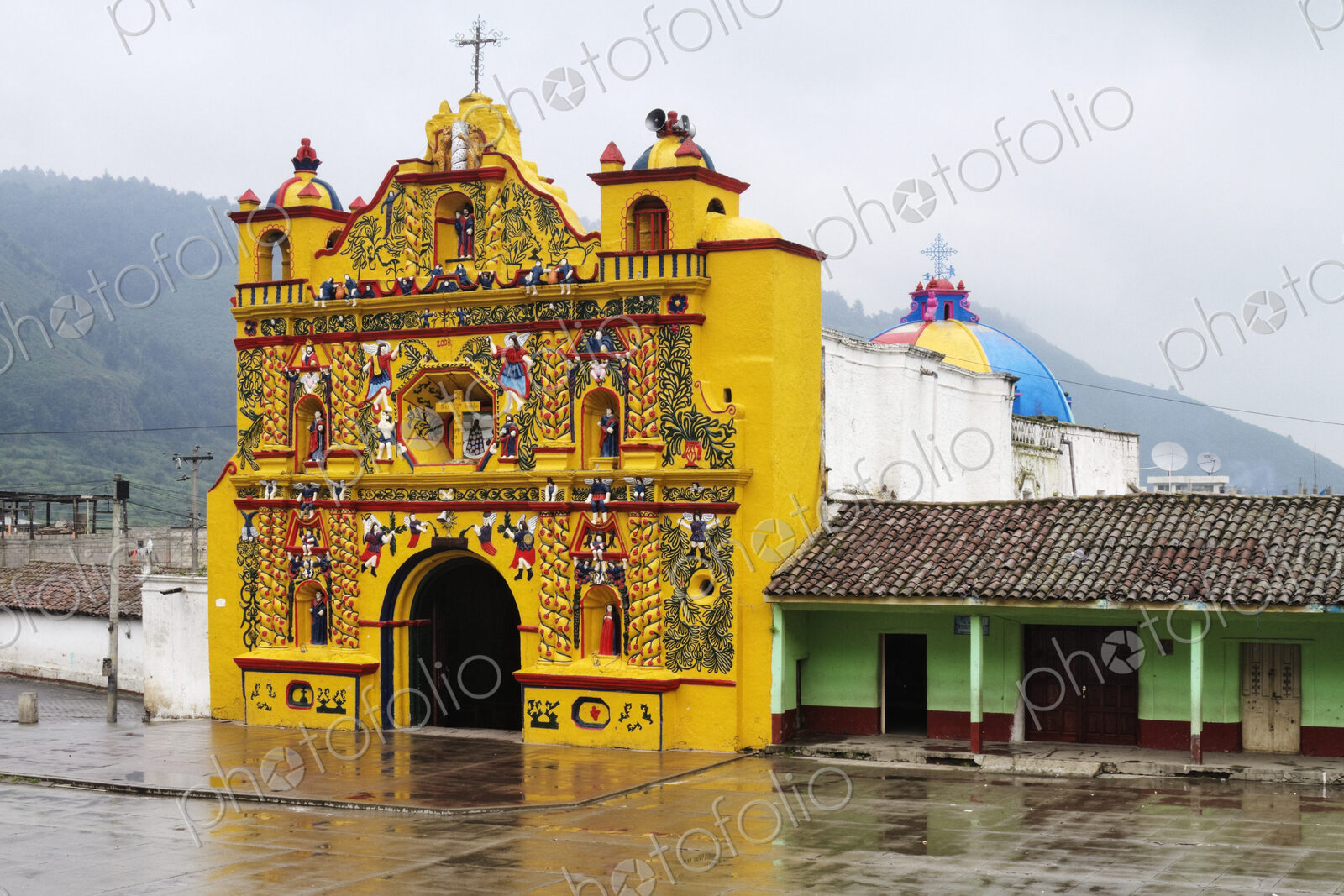 Colorful Church of San Andres Xecul