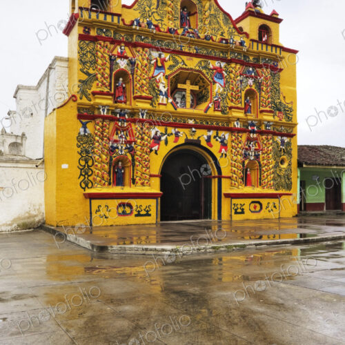 Colorful Church of San Andres Xecul