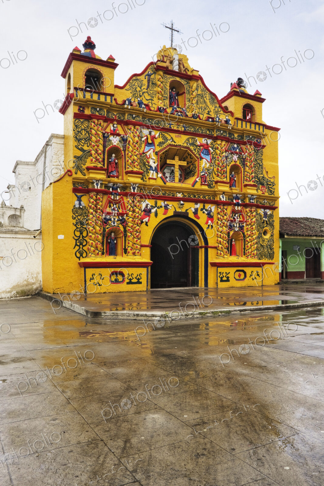 Colorful Church of San Andres Xecul