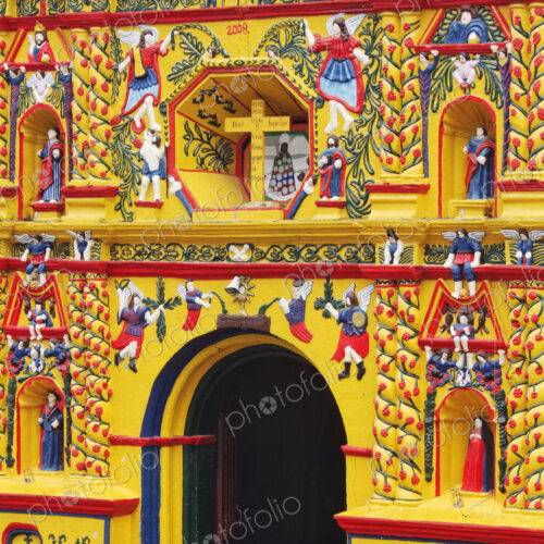 Colorful Church of San Andres Xecul