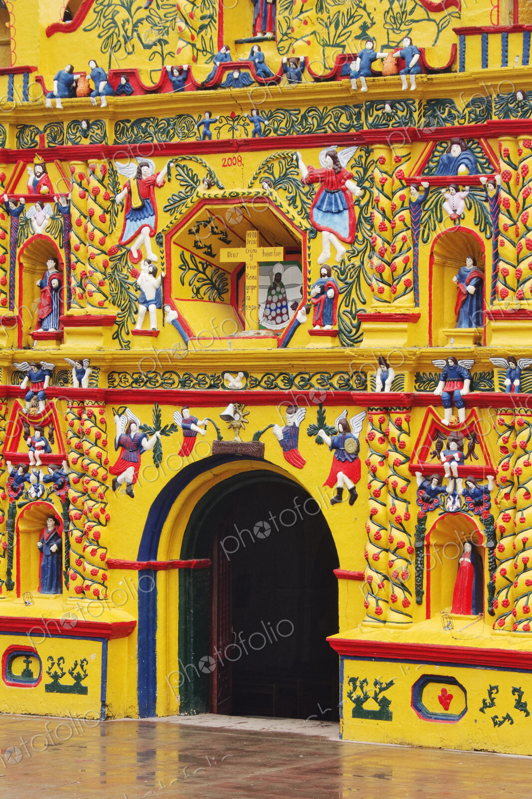 Colorful Church of San Andres Xecul