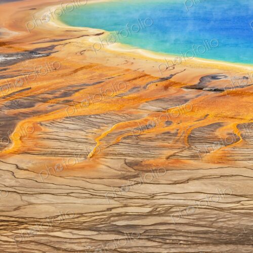 Colorful Grand Prismatic Spring in Yellowstone's Midway Geyser Basin with vivid… Colorful Grand Prismatic Spring in Yellowstone's Midway Geyser Basin with vivid…