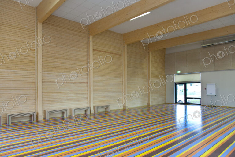 Colorful Gymnasium Floor