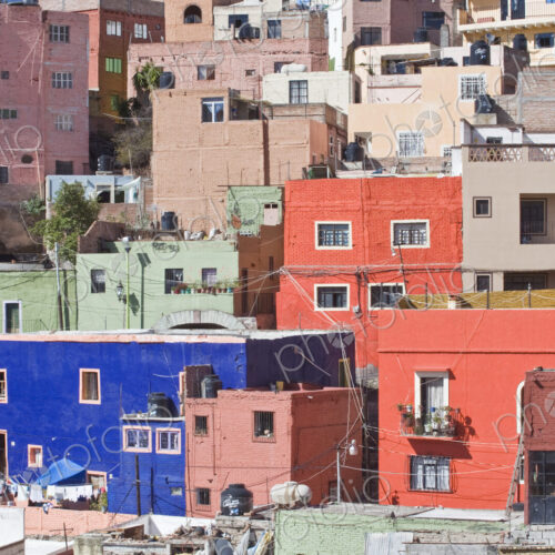 Colorful Hillside Homes Colorful Hillside Homes