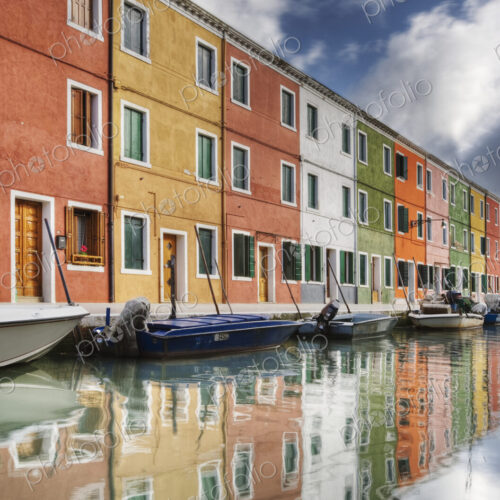 Colorful Houses and Boats Colorful Houses and Boats