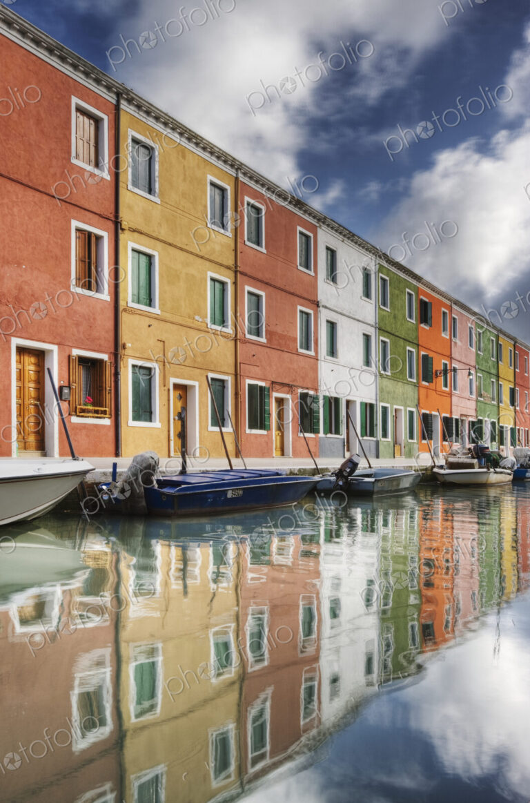 Colorful Houses and Boats