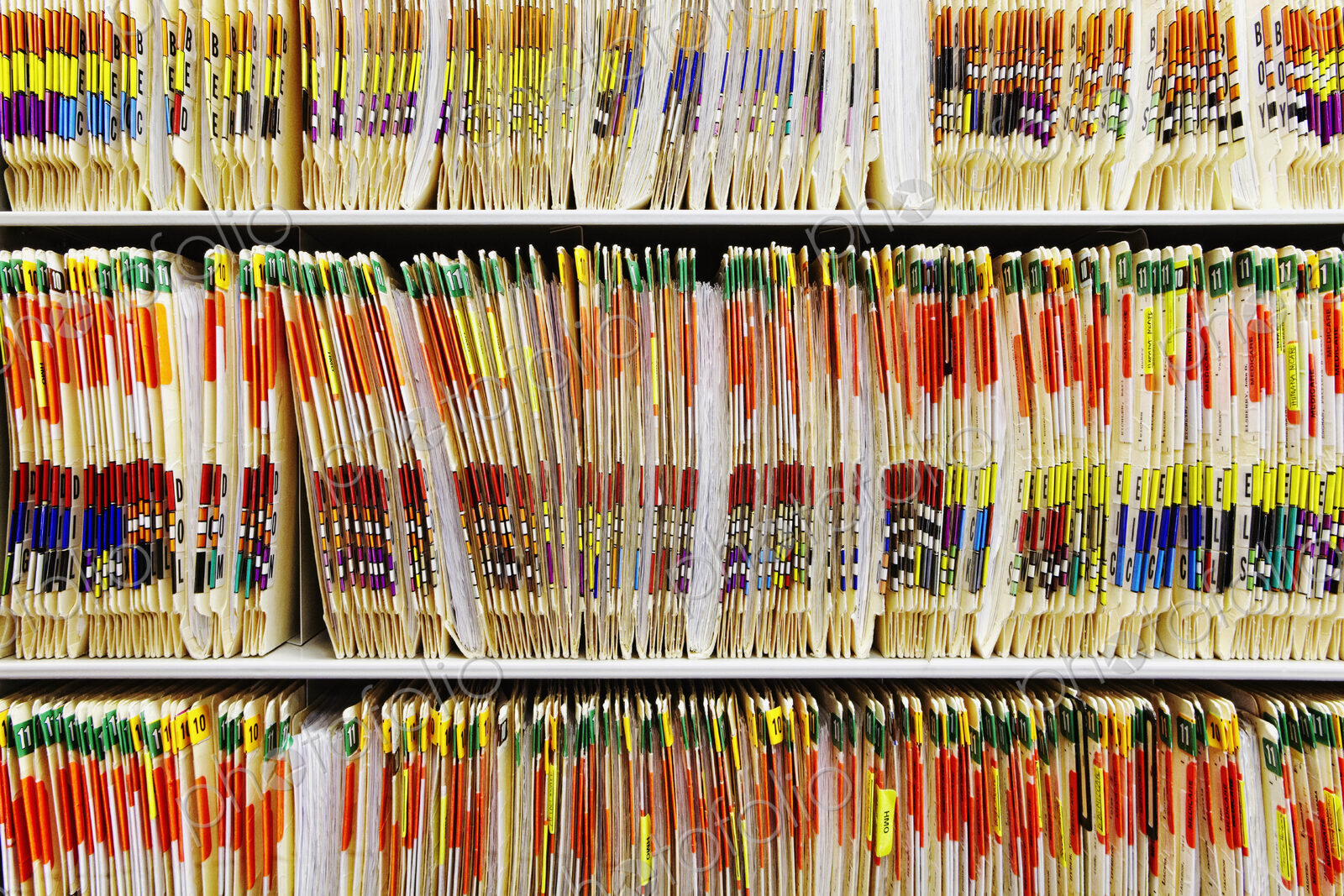 Colorful Medical Folders