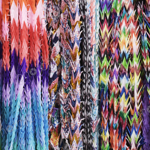 Colorful Origami Cranes Colorful Origami Cranes