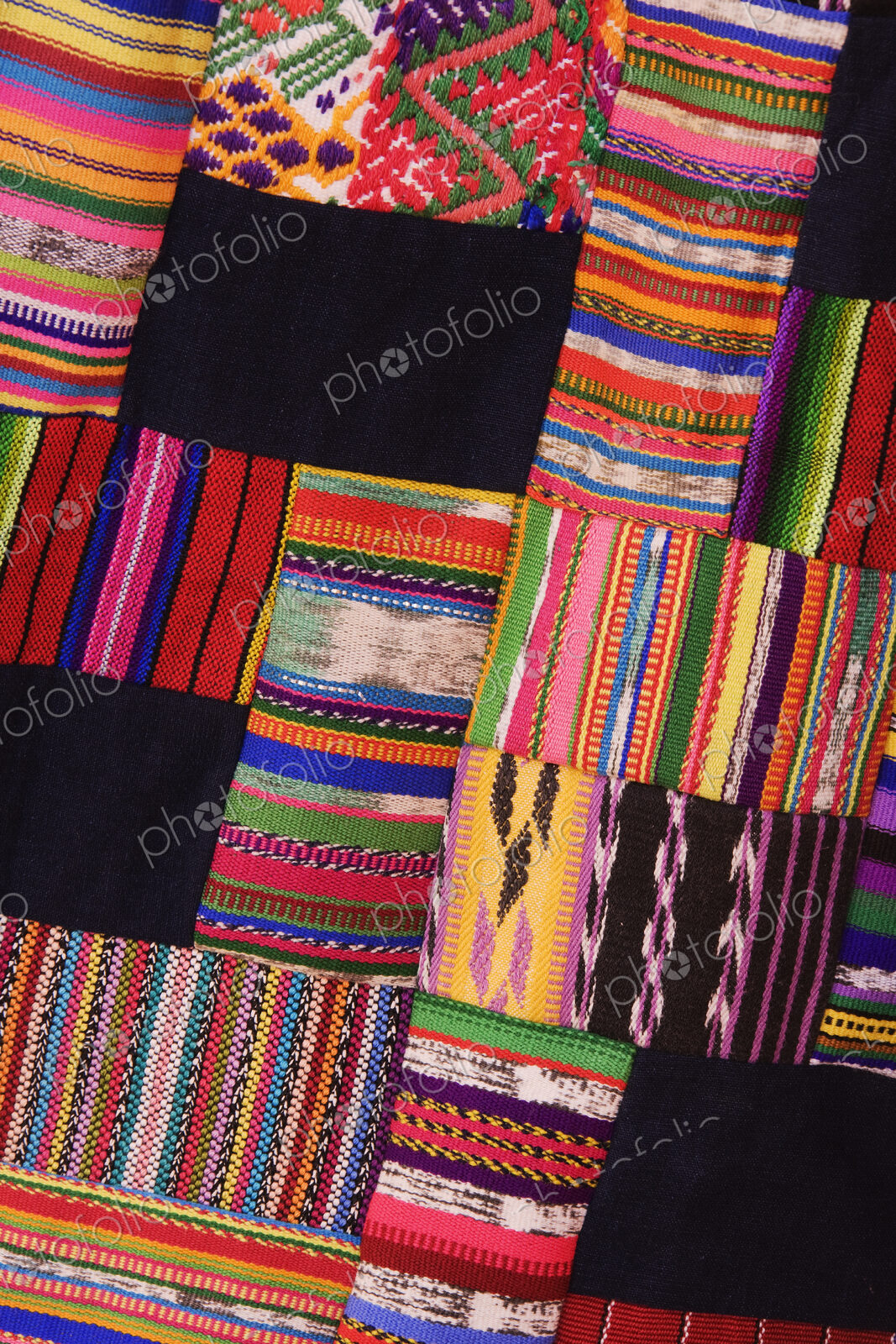 Colorful Patch Fabric