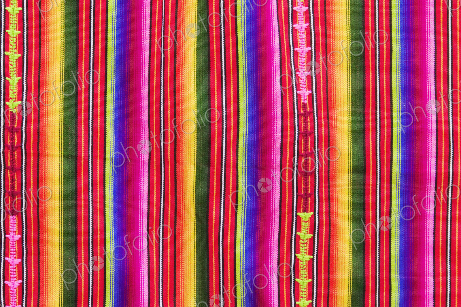 Colorful Pattern on a Tapestry