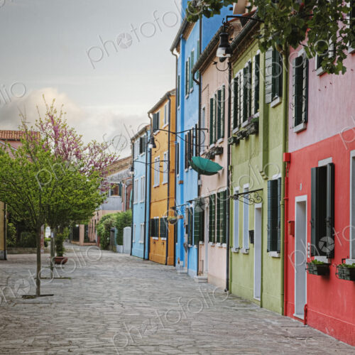 Colorful Residential Buildings Colorful Residential Buildings
