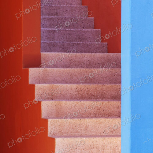 Colorful Stairwell Colorful Stairwell